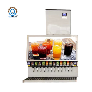 Machine à boissons gazeuses en acier inoxydable SUS304 BB-4-1, fontaine à soda à 6 valves avec machine à glaçons pour le service alimentaire et des boissons - Product Image 3
