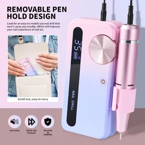 Taladro Eléctrico para Uñas de 35000 RPM, Profesional, para Uñas de Gel, Recargable, Portátil, Herramienta de Manicura - Product Image 2