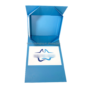 Boîte d'emballage magnétique rigide en carton recyclable sur mesure, boîte cadeau pliante de luxe avec couvercle magnétique - Product Image 3