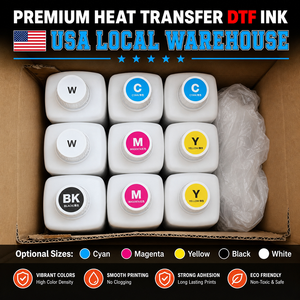 Tinta de Impresión DTF a Base de Agua, Tinta Blanca DTF CMYK de 5 Colores, Tinta de Pigmento DTF para Impresión Digital por Transferencia de Calor para Epson I3200 4720 - Product Image 1
