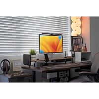 Étagère de bureau en métal SAMDI - Étagère de bureau compatible avec plusieurs appareils