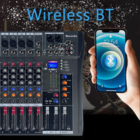 GAX-CT12 Mélangeur audio numérique professionnel de haute qualité avec amplificateur mélangeur Blueteeth USB fonction