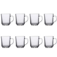 Verre clair tasses à café tasses lait café verre à boire tasse à thé avec poignée verre verres 240ml 8oz Sublimation gobelet tasse