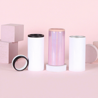 Thermos isotherme personnalisé en acier inoxydable à double paroi de 12 oz, mini-gobelet de voiture pour canettes de soda et de bière