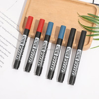 Haute qualité rouge noir bleu à base d'huile stylo marqueur étanche Permanent marqueur d'art bricolage pour fournitures de marquage d'opération industrielle
