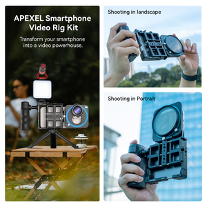 New xách tay điện thoại cá nhân công cụ chụp ảnh có thể sạc lại xử lý với 2500nah Pin và <span class=keywords><strong>Bluetooth</strong></span> Máy ảnh màn trập bị khóa - Product Image 5