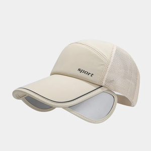 Gorra de béisbol deportiva de 5 paneles de alta calidad, gorra de camionero de malla transpirable e impermeable de secado rápido para ropa informal - Product Image 2