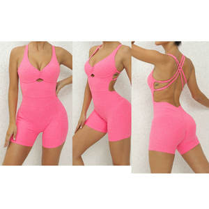 Vente en gros Combinaison de yoga Body pour soulever les fesses Vêtements de yoga pour femmes Sports - Product Image 1