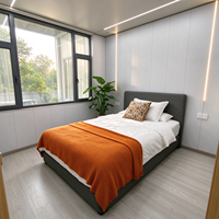 Villa conteneur de luxe extensible avec panneaux sandwich, personnalisable et écoénergétique, construction facile pour gîte et cabane de glamping