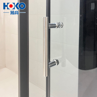 HOKO 4mm Style verre trempé pour salle de bain avec fonction de massage Cabine de douche avec plateau en acrylique vapeur