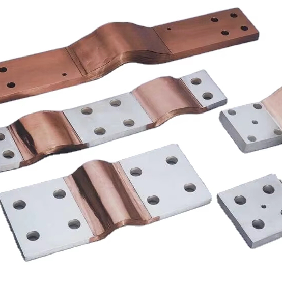 Laminated Copper Foil Flexible Conductive Connection Tin Plating Customized Copper Busbar Welding High Purity Factory Price
