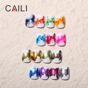 Esmalte de uñas acuarela LED UV Etiqueta Privada <span class=keywords><strong>gel</strong></span> de uñas tinta floreciente al por mayor fábrica Caili para diseño artístico - Product Image 3