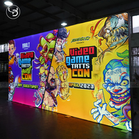 Estante de Pared con Retroiluminación LED Yota 20x10 SEG, Equipo para Ferias Comerciales, Caja de Luz Moderna, Stand de Exhibición