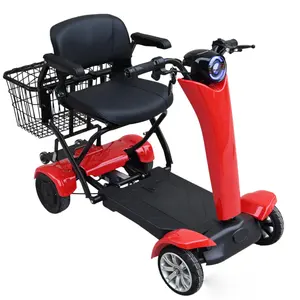 Custom Cheap Low Price Wholesale Elderly Folding Electric City Bike Scooter With Removable Battery