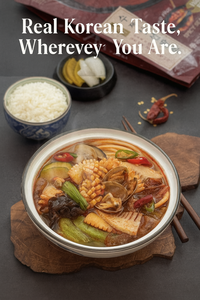 Jjamppong Halal Mì Ăn Liền Hàn Quốc sành ăn K-HANUL supungjeong làm bằng tay mì hải sản đông lạnh sẵn sàng để ăn - Product Image 3