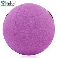 Housse de ballon de yoga souple et écologique Shinho, aspect cachemire, pour exercices de fitness, pilates, chaise de gym