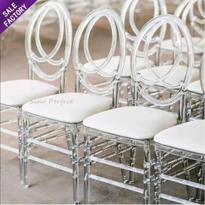 Silla Tiffany de Cristal Transparente en Oferta, Silla de Acrílico Transparente Phoenix para Bodas y Eventos al Aire Libre, para Fiestas y Banquetes - Product Image 1