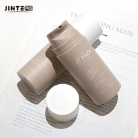 Flacon cosmétique à pompe sans air en plastique PP nude personnalisé pour soin de la peau Crème pour bébé lotion pour le corps 30ml 50ml 100ml