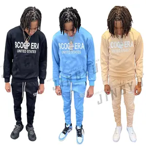 Hot Koop Aangepaste Mens Geen Merknaam Zweetkostuums Jogger Training Suits Groothandel Sweatsuit 100 Katoen Trainingspakken Voor Mannen