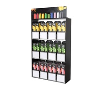 Centroyal – Présentoir sur pied en métal personnalisable (couleur et taille) pour cigarettes, idéal pour pharmacies, boutiques de cigares et de tabac – Modèle