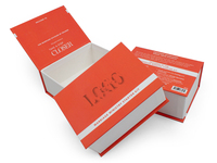 Boîte d'emballage de produits en papier pliable avec impression de Logo