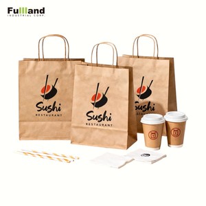 Manufacturer Wholesale Printed Brown Kraft Paper <b>Bag</b> New Arrival Food Safe Kraft Paper <b>Bag</b> - Product Image 4