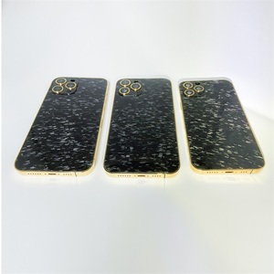 Cornici di Lusso per <span class=keywords><strong>iPhone</strong></span> Serie <span class=keywords><strong>11</strong></span>-17, Placcate in Oro con Bordo Dorato Casuale, Accessori per Telefoni Cellulari - Product Image 5