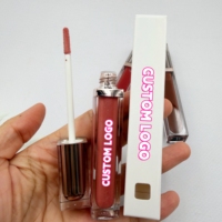 Gloss à lèvres personnalisé avec logo, texture scintillante longue tenue, marque personnalisée, gloss à lèvres liquide tendance