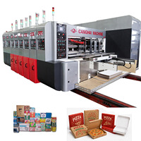 Nuevo Sistema de Vapor en Oferta ZYKM1224 Impresora Rotativa Automática de Cartón Corrugado de 4 Colores, Ranuradora, Troqueladora y Vibradora