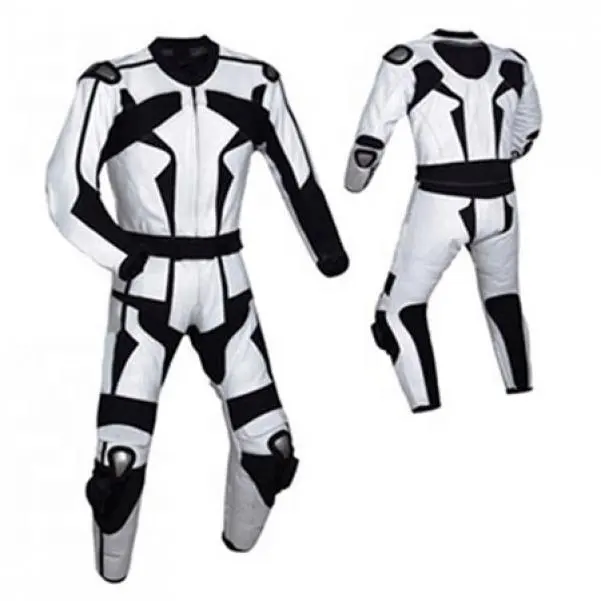 White motorcycle Suit