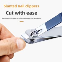 Ensemble de coupe-ongles de taille moyenne avec ciseaux plats et ciseaux biseautés, coupe-ongles pour femmes pour usage domestique
