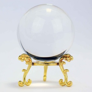 Esfera de Cristal Transparente de Alta Calidad K9 de 3 Pulgadas (80 mm), Bola de Cristal Fengshui en Blanco para Grabado Láser 3D, Ideal para Regalos - Product Image 2