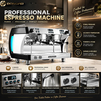 Mesin Kopi Espresso Komersial 9 Bar Semi Otomatis Italia dengan Pompa Stainless Steel