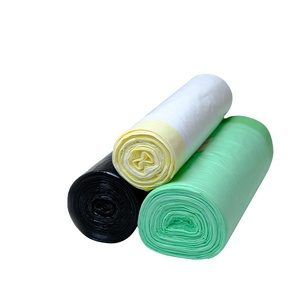 Biologisch abbaubarer hoher Küchen mülls ack mit Kordel zug Mülleimer Mülls ack Mülls ack auf Rolle - Product Image 4