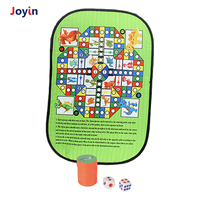 2 In1 Jouets d'intérieur et d'extérieur sur le thème des dinosaures Cornhole Boards Double Sides Pliable Portable Corn Hole Game with Aircraft Chess