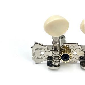 Accordeurs chromés 6L6R pour guitare acoustique à <span class=keywords><strong>12</strong></span> <span class=keywords><strong>cordes</strong></span>, chevilles d'accordage pour mandoline, mécaniques à double trou - Product Image 3