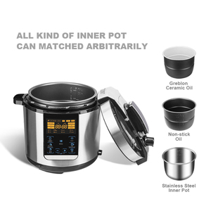 Olla a presión eléctrica de acero inoxidable de 6L <span class=keywords><strong>Multicooker</strong></span> para uso doméstico y hotelero - Product Image 4