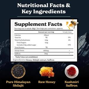 Shilajit แบบดั้งเดิมทำจาก shilajit น้ำผึ้งเกรดอาหาร - Product Image 4