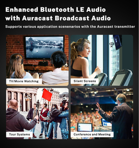 New Design <strong>Bluetooth</strong> 5.3 <strong>Wireless</strong> <strong>Headset</strong> Active Noise Cancelling Headphone ANC <strong>Headset</strong> - Product Image 3