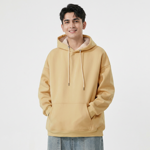 Sudaderas con Capucha Lisas de Algodón Extra Grandes Personalizadas al por Mayor para Invierno 2025, Sudaderas Unisex de Talla Grande para Hombre 2026 - Product Image 1