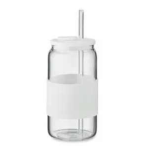 Bicchiere in vetro borosilicato BOROSIP, merchandising personalizzato - Product Image 1