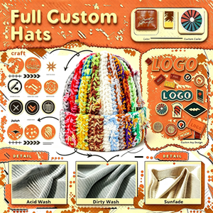 Nouveaux Bonnets en Crochet Faits Main pour Femmes, Mode 2025, Chapeaux d'Hiver Jacquard - Product Image 4