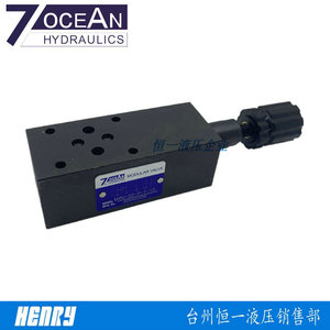 Vanne hydraulique modulaire 7OCEAN MRV-02-P-1-10, empilable, à double sens, 315 bars, 100 L/min - Product Image 5
