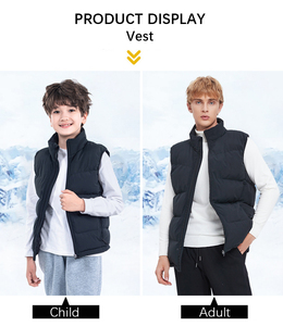 Veste longue à capuche en coton pour le sport, chaude, pour adultes et enfants, style club, longueur au-dessus du genou - Product Image 3
