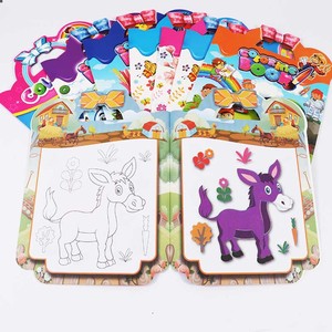 FOSKA Livre de dessin pour enfants, facile à ouvrir et à fermer, reliure supérieure, papier de haute qualité, 8 activités, <span class=keywords><strong>faits</strong></span> amusants - Product Image 4