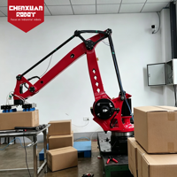 Robot de Paletización Industrial de 4 Ejes Rentable, Robot de Manipulación Automática Compacto para Línea de Producción de Fábrica de Bolsas y Cajas