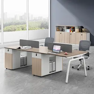 2022 현대 가구 매니저 책상 워크스테이션 호화스러운 나무로 되는 행정상 사무실 책상 사무실 테이블