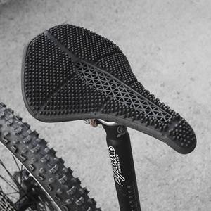 Selle de vélo de montagne confortable Bolany Black Massage pour adultes unisexes - Product Image 1