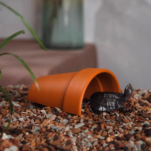 Jeneca Best-Selling Atacado Ceramic Aquarium Cave Custom Roll Decoração do tanque de peixes Criação e desova Hidden Cave - Product Image 3