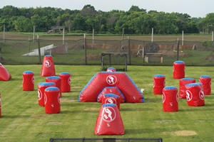Bunker de paintball gonflable en PVC <span class=keywords><strong>pour</strong></span> le sport en plein air, obstacles gonflables <span class=keywords><strong>pour</strong></span> la <span class=keywords><strong>location</strong></span> de fêtes - Product Image 5